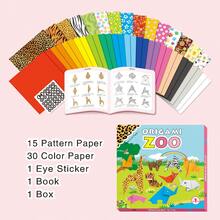 1 Set Of Origami Paper Cuttings Books, Including Folding Paper And Instructions, To Release Children's Creativity, Cultivate Children's Hands-On Ability, Birthday Gifts - Multicolor - View 5