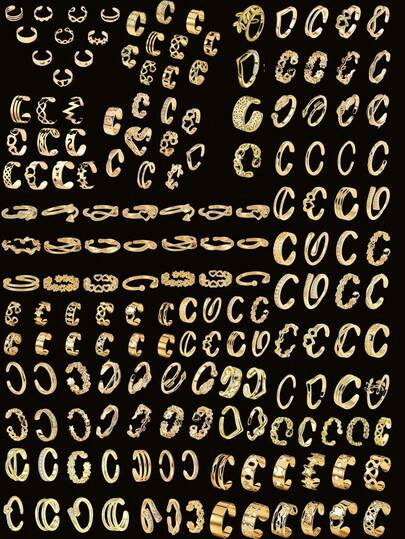 6pcs/10pcs Minimalist Vintage Elegant Hollow Heart, Butterfly, Star Toe Rings Set, Gift For Women, Suitable For Beach, Date, Party, Daily Wear