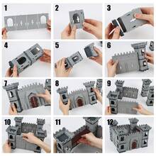 SHINDEL 241PCS Medieval Dragon Toy Set, Assembled Castle Toys Knight Warrior Figures Medieval Knights For Kids Birthday - Multicolor - View 8