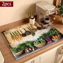 1pc, 2D Rubber Furnace Cover Pad, With Non-Slip And Heat-Resistant Synthetic Surface, Is Suitable For Glass Electric Furnace, With Scratch-Proof Function, And Can Be Used As Oven, Washing Machine And Dryer. - Multicolor - View 14