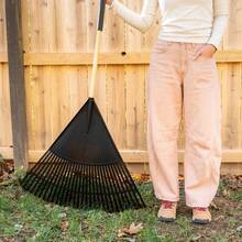 30-Inch Wood And Poly Leaf Rake - Default - View 6