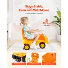 Kids Push Ride-Ons - Modell Mit Rückenlehne, Cartoon-tiere - View 4