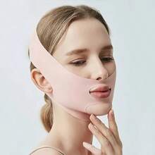 1Pc Women's Night Bandage Mask For Everyday Wear,V-Shaped Sleep Mask Is Perfect For Use Both While Sleeping And Relaxing At Home - Baby Pink - View 5