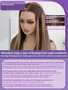 VIOLLY Tóc giả thẳng 28 inch 13x6 HD trong suốt, kiểu rẽ ngôi tự do từ tai đến tai, mật độ 200%, đường chân tóc mềm mại, tóc con, đã tỉa sẵn, đã tẩy trắng các nút thắt, màu #1B, pha trộn tóc tự nhiên, thích hợp cho mùa lễ hội. - 1B - Xem 4