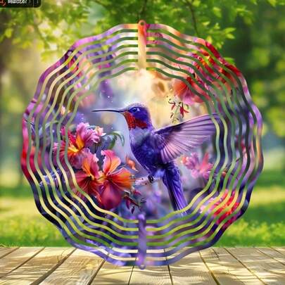 Acrylic Hummingbird Windmill: Indoor/Outdoor Decor, Yard Art, Garden Decoration, Thanksgiving Decor