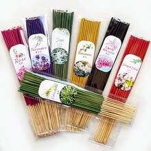 7 套，每套约 140 支高品质香薰棒 - 7 种香味：薰衣草、柠檬草、龙血树、玫瑰、茉莉、鼠尾草、日本樱花 - 适用于净化、放松、瑜伽、办公、阅读、音乐冥想和家居香氛 - 瑜伽礼品，持久留香 - 多樣化香型 - 查看 8