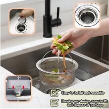 One Stainless Steel Kitchen Sink Strainer, Kitchen Sink Drain Strainer, Fine Mesh, Sink Food Collection Strainer With Handle, Stainless Steel Fittings, 3-Inch Mesh Sink Strainer. Made With A High-Quality, Tightly Woven Design, It Features An Easy-Grip Handle, Is Rust-Proof And Corrosion-Resistant, Keeps The Sink Clean, Prevents Drain Blockages, Collects Food Scraps, Is Easy To Clean, Durable, And Long-Lasting. Suitable For Daily Dishwashing Tasks, Kitchen Cleaning Operations, And Food Preparation Activities. Ideal For Home Kitchens, Apartments, Condominiums, Restaurants, And Commercial Catering Areas. - View 4