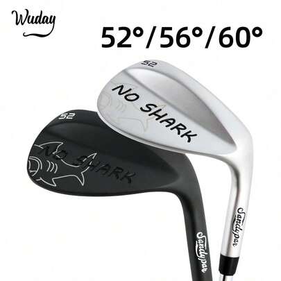 WUDAY Right-Handed Golf Lob Wedge - Stainless Steel Low Center Of Gravity Design, Shark Shape, 52°/56°/60° Loft Options, Improve Hitting Accuracy, High Launch Lob Wedge, Golf Equipment | Fashionable Golf Club