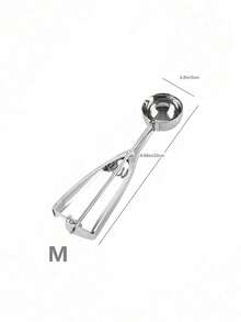 Heavy Duty Ice Cream Scoop - 3 Sizes Suitable For Baking, Desserts And Food Preparation - Silver - View 13