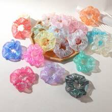 10个/20个梦幻甜美激光发圈，温柔别致的百搭发绳，适合日常佩戴 - 彩色 - 查看 6