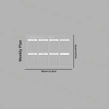 1pc Vertical Blank Whiteboard With White Lines For Weekly & Monthly Planning, Erasable Writing Board - Acrylic Sheet - View 15