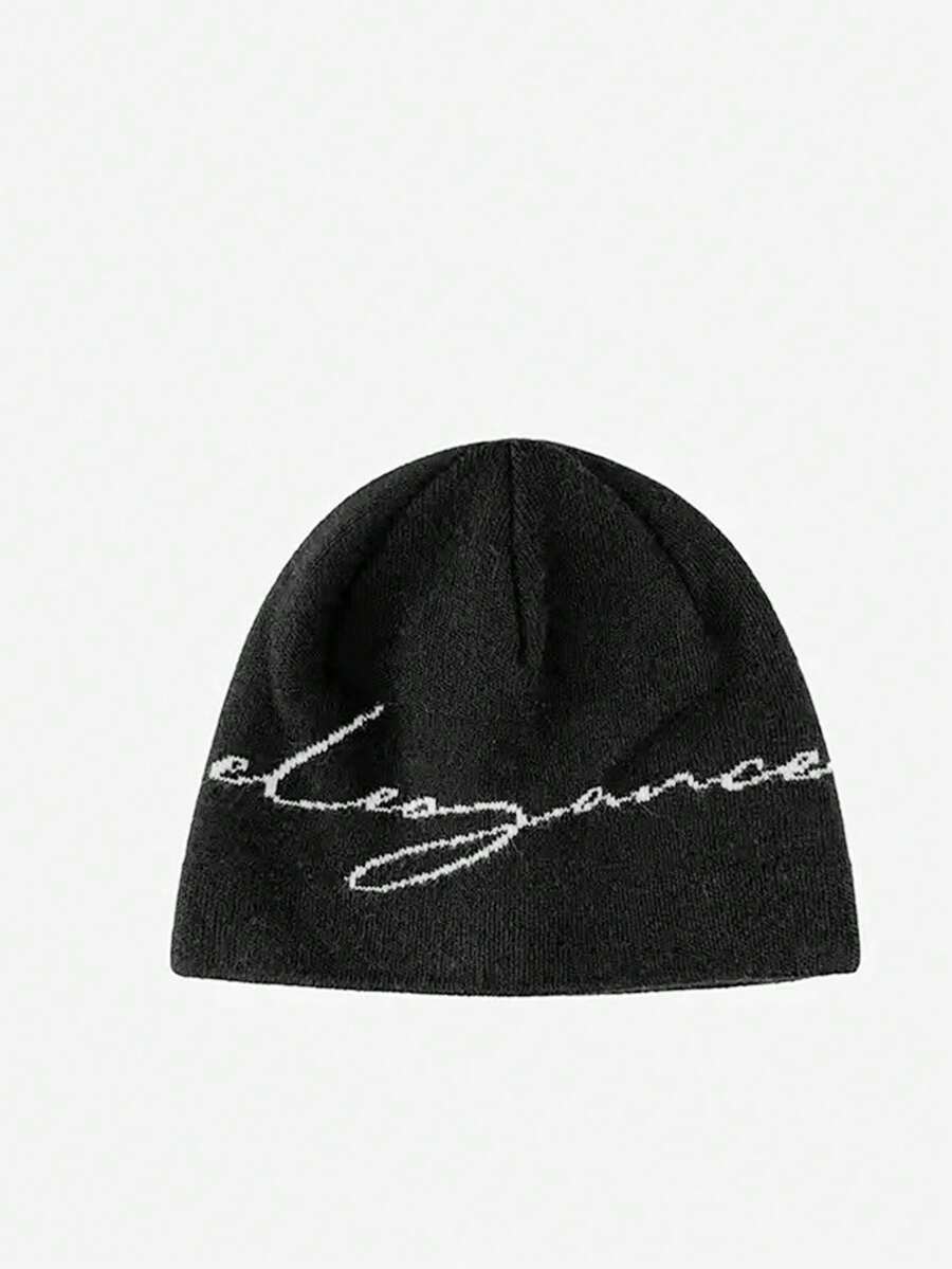 1pc Minimalist "Elegance" Multi-Color Knit Beanie, Ins Style,Summer,Beach,Holiday - Knitted Hat - View 1