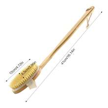 1PC Xyloid Bath Brush Long Handle Detachable Bristle Shower Massage Brush For Body Cleaning - View 6