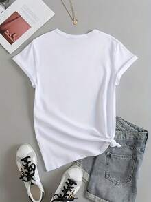 Women T-Shirts - White - View 2