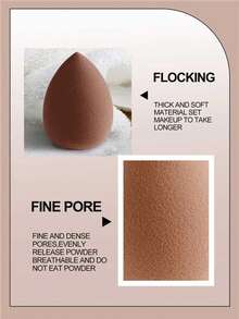 YZIMENG 5/10/15/20件装化妆海绵套装，包含4个大号水滴形化妆海绵、4个三角形化妆海绵、4个气垫化妆海绵、4个拇指形化妆海绵、4个迷你水滴形化妆海绵，经济实用，适用于房间装饰、梳妆台、旅行、卧室、化妆配件等。 - 棕色 - 查看 7