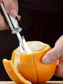 Bộ 2 dụng cụ vắt chanh/1 dụng cụ gọt vỏ - Dụng cụ ép chanh bằng tay bằng thép không gỉ, tay cầm tiện dụng, thích hợp cho nấu ăn, làm bánh và làm nước ép tại nhà. - Nhiều màu - Xem 11