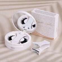 Magnetic Fake Eyelashes Set With Tool, 3D Natural Long Reusable Lashes Without Glue, DIY Lash Extension Kit For Beginners, Fast Apply Magnetic Eye Lashes, Lightweight Eye Makeup Tools, Glamorous False Lashes, Portable Travel Makeup Must-Haves For Girls - CT3/7-13mm/26mm - View 7