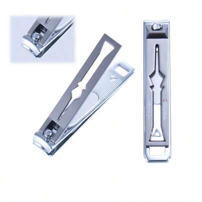 Classic Ergonomic Folding Nail Clipper, Comfortable Grip For Home Use