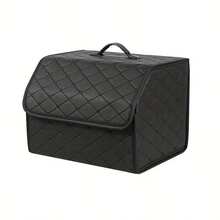 Caja de almacenamiento portátil para el coche, organizador de maletero, caja de almacenamiento plegable multifuncional, contenedor de almacenamiento para el coche, solución de almacenamiento para el coche de alta capacidad, organizador esencial de uso doméstico y para el coche, diseño con asa negra, esencial para viajes, regalo del Día de la Madre - Multicolor - Ver 7
