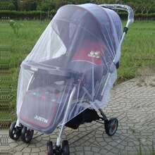 Mosquitera para cochecito de bebé, cochecito de verano, protector insectos, carrito de cochecito para bebés, protección segura, accesorios de cochecito de malla ROS2 - Azul - Ver 3