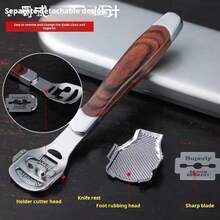 10pcs/Set + 1pc Foot File/Callus Remover, Elegant Gift Box, Beige Foot Care Tools For Removing Dead Skin - C-Yellow - View 9