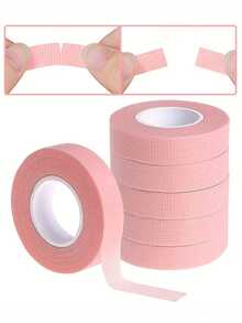 21pcs Eye Shadow Tape Set, Eyeshadow Stencils, False Lash Extension Tool, Pink Eyeshadow Stickers, Non-Woven Makeup Tools, Eye Isolation Stickers, Eye Makeup Assist Stickers, Beauty Tools. Suitable For Eyeshadow, Eyeliner, Mascara And Lipstick Application. - Multicolor - View 2