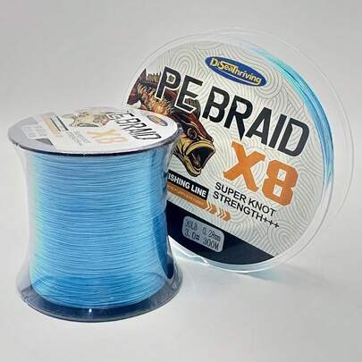 8 líneas de pesca trenzadas de PE de alta calidad - alta resistencia, resistente al desgaste, de larga duración - disponibles en longitudes de 100m/300m/500m, herramientas de pesca, regalo de pesca