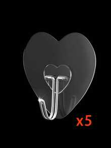 浴室厨房用粘性墙钩，24个装，承重22磅（最大），免钉粘贴式挂钩，带不锈钢钩，多用途毛巾浴盆天花板挂钩 - 均碼 - 查看 15