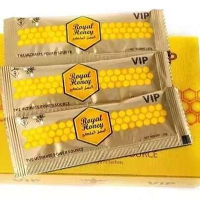 Miel bocal vigorizante natural Royal honey vip 12 sobres 20g natural sabor dulce amargo honey