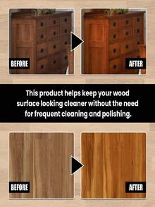 Beeswax Furniture Polishing Compound, Wooden Floor Polishing And Lighting Care Wax, Wooden Furniture Cleaning And Cleaning Wax. Beeswax-Based Wood Polishing Compound, Furniture Restoration Polish, Cleaner And Conditioner (New Or Old Version Randomly). Suitable For Various Wooden Furniture. The Beeswax Furniture Polish Contains Bentonite. - 固體 - 查看 6