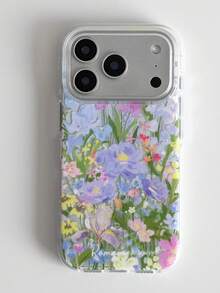 Tranh sơn dầu hoa trên nền tím