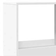 Bookcase White 100x33x175 Cm Engineered Wood - White - View 7