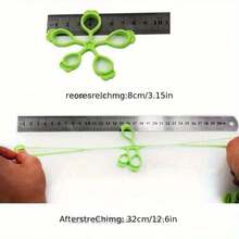 3pcs/4pcs/ 7pcs/ Flower-Shaped Finger Training Device, Silicone Finger Tensioner, Five-Finger Tension Ring Finger Training Device - Multicolor - View 6