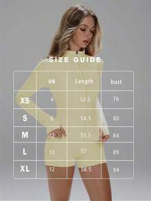 This Sporty Features A Minimalist And Fashionable Style, Combining Collegiate And Athletic Elements. With Long Sleeves And Thumb Holes, Comfortable Stretchy Fabric Is Suitable Dance/Pilates Workouts. Front Zip-Up Design With A Low Collar Allows You To Easily Transition From Street To Gym. With Shaping Seams, A, Full Coverage, Long Sleeves With Thumb Holes, Effective Cinched Waist, Bust Lifting Pleats, And 360-Degree Stretch, This Also Has An Anti-Slip Zipper Guard. Women's Fitted Zip-Up Pink - Vàng nhạt - Xem 4