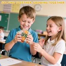 Genérico Cubo De Laberinto De Bola De Rodillos,Cubo MáGico 3D, Labyrinth Cube,Mejora El Reconocimiento Espacial Y Cultiva El Pensamiento LóGico, El Juego Educativo Para Adultos Y Adolescentes - 彩色 - 查看 3