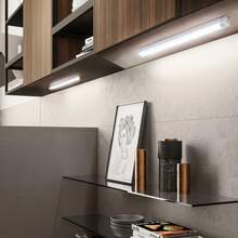 QHNA LED Motion Sensor Light, Wireless Type C LED Night Light, Rechargeable Closet Light, Wardrobe Lamp, Kitchen Staircase Backlight - 50CM - View 6