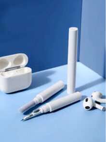 3-In-1 Wireless Earphone Cleaning Kit - Compatible With AirPods And Pro (White), Kitchen, Bathroom, Home Essentials - Cleaning Brush - View 6