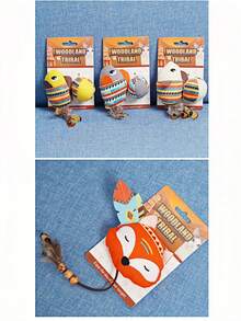 1 pièce Bâton à mâcher pour chat pour s'amuser soi-même, jouet anti-ennui pour animaux de compagnie, disponible en plusieurs couleurs - Voir 1