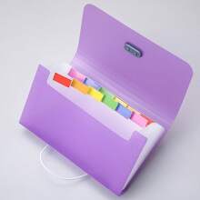 Tệp hồ sơ xếp gấp mini 13 ngăn màu kẹo A6, Tệp hồ sơ văn phòng phẩm, Hộp đựng hóa đơn nhiều lớp, Tệp hồ sơ xếp gấp, Văn phòng phẩm - Mảnh duy nhất - Xem 8