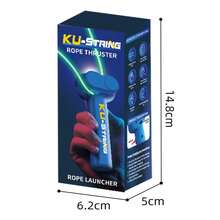 1pc Luminous Toy String Rope Launcher, Portable Handheld String Rope Decompression Toy, Glow-In-The-Dark Pet Entertainment Equipment, Teenage Party Gift - Multicolor - View 10