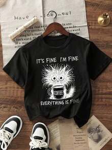 Women T-Shirts - màu đen - Xem 3