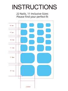 Bộ 7 miếng dán móng chân hình mắt mèo nhiều màu sắc mùa xuân/hè, miếng dán móng chân sang trọng tinh tế, dễ dán, thích hợp cho các quý cô tự làm móng tại nhà. - Nhiều màu - Xem 3