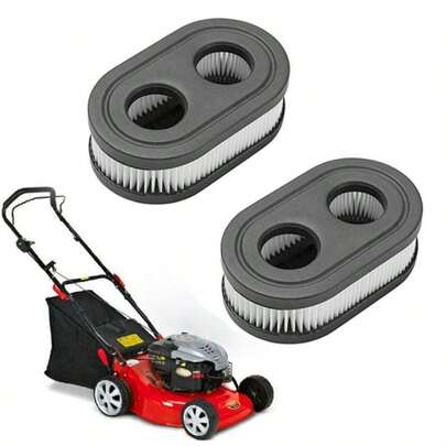 2pcs Lawn Mower Air Cleaner Cartridge Filter For Briggs And Stratton Air Filter 593260, 798452 Series Engine 4247 5432 5432k 09p702 Mower Series Engine Accessories