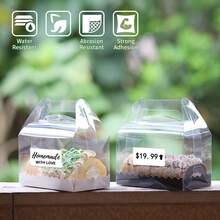 Giấy in nhãn nhiệt, giấy tự dính màu trắng, kích thước 50*50mm và nhiều kích cỡ khác nhau, có thể in tên/giá/logo, tương thích với máy in nhãn P50/M110 M221. - Xem 7