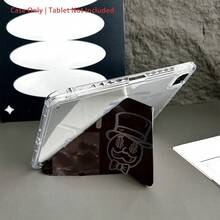 1件装豪华拼贴保护套平板电脑保护套，带笔槽、多角度支架，兼容iPad 10.9/10.2/Air 第五代/Pro 11/10代/9.7/Air 2/7/8代/Air 4/5/Air 13/11(M3 2025)/11(A16 2025) - 彩色 - 查看 5