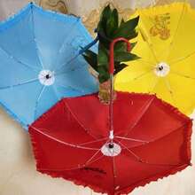 1pc 52cm Diameter Cartoon Princess Umbrella, Long Handle Umbrella, Floral Trim, Suitable For Sunny & Rainy Days,Outdoor,Garden,Travel Essentials,Portable Essentials - Multicolor - View 9