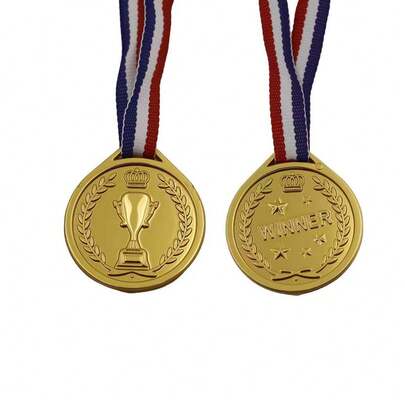 5/10/15/20/30枚塑料金质奖牌，适用于体育比赛