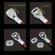 10pcs/Set + 1pc Foot File/Callus Remover, Elegant Gift Box, Beige Foot Care Tools For Removing Dead Skin - C-Yellow - View 2