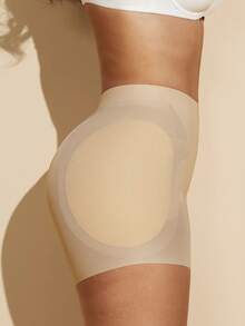 1 pieza Shapewear sin costuras para mujer, con moldeado natural, levantamiento de glúteos, aplanamiento del abdomen, pantalones moldeadores - Albaricoque - Ver 6