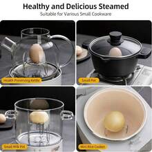 Ultra Mini Steaming Rack 2PCS Different Heights, Egg Steaming Rack Mini Stainless Steel Height Small Leg Rack, Small Cup Pot Holder, Multifunction Steaming Stand Holder - View 10